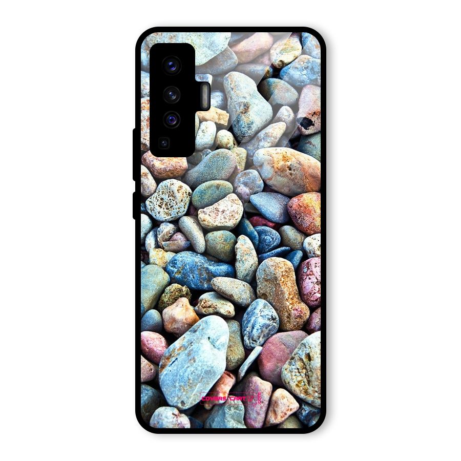 Pebbles Glass Back Case for Vivo X50
