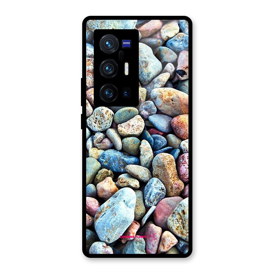 Pebbles Glass Back Case for Vivo X70 Pro Plus