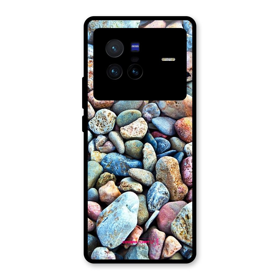 Pebbles Glass Back Case for Vivo X80