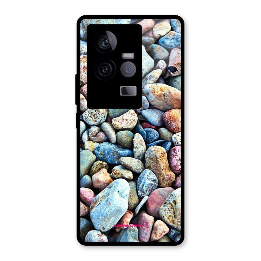 Pebbles Glass Back Case for Vivo iQOO 11 5G