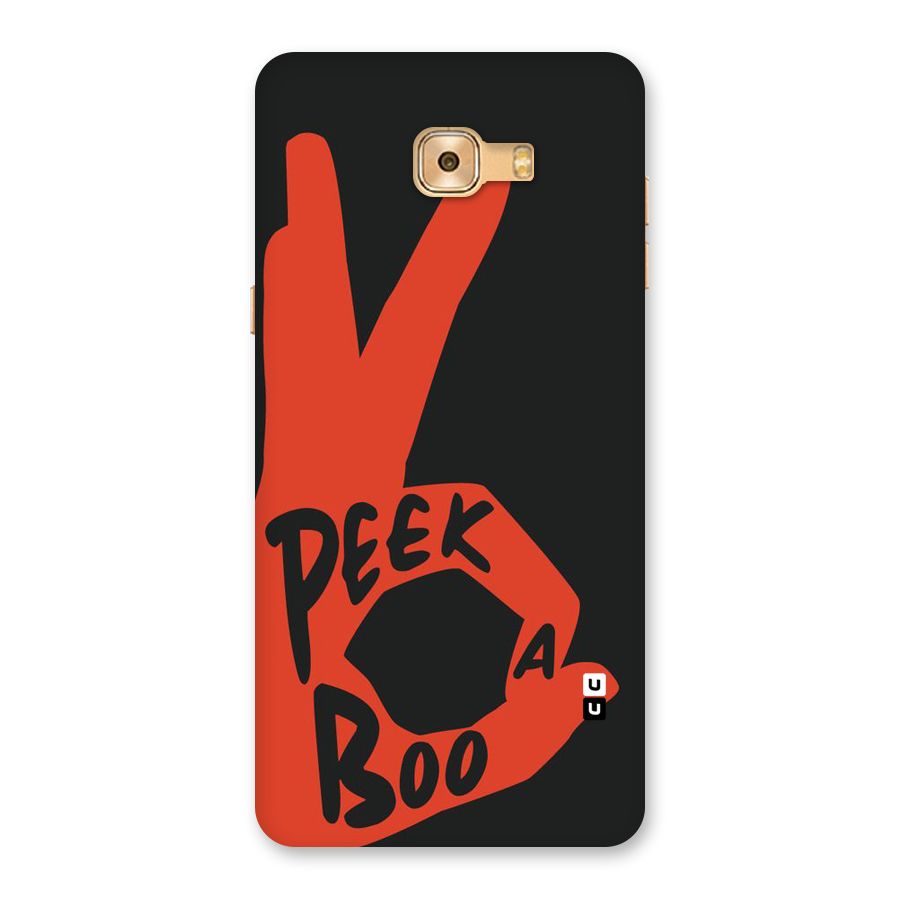 Peek-a-boo Back Case for Galaxy C9 Pro