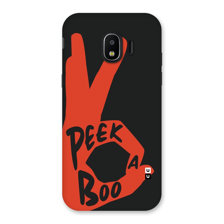 Peek-a-boo Back Case for Galaxy J2 Pro 2018