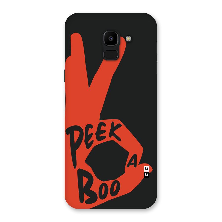Peek-a-boo Back Case for Galaxy J6