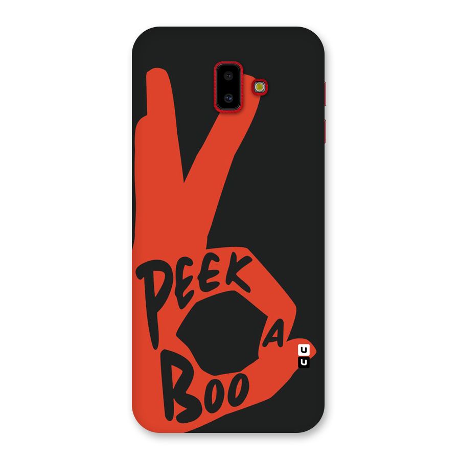 Peek-a-boo Back Case for Galaxy J6 Plus