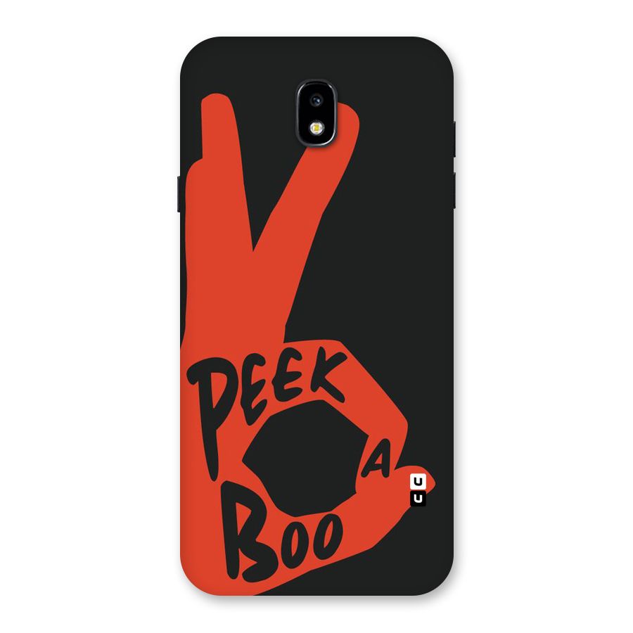 Peek-a-boo Back Case for Galaxy J7 Pro