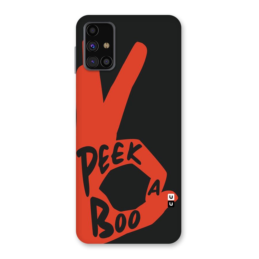 Peek-a-boo Back Case for Galaxy M31s