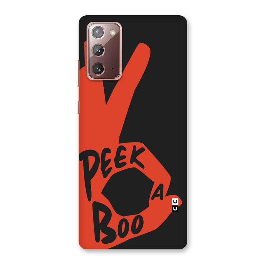 Peek-a-boo Back Case for Galaxy Note 20