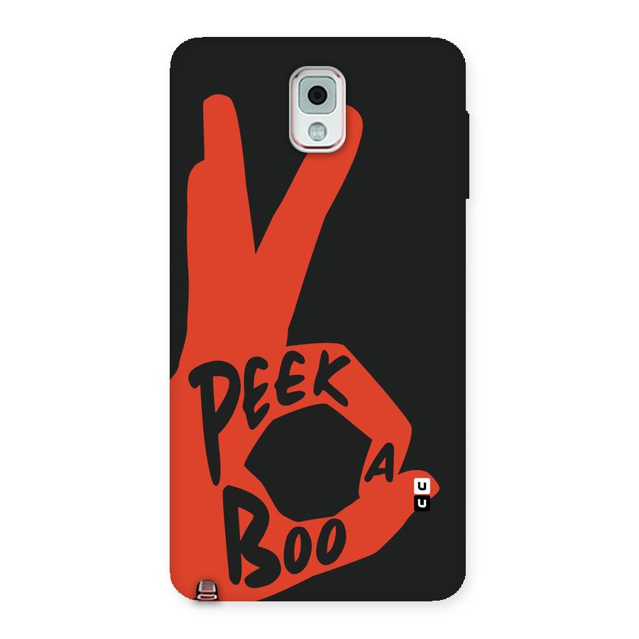 Peek-a-boo Back Case for Galaxy Note 3