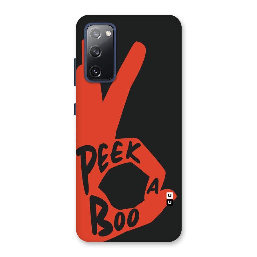 Peek-a-boo Back Case for Galaxy S20 FE