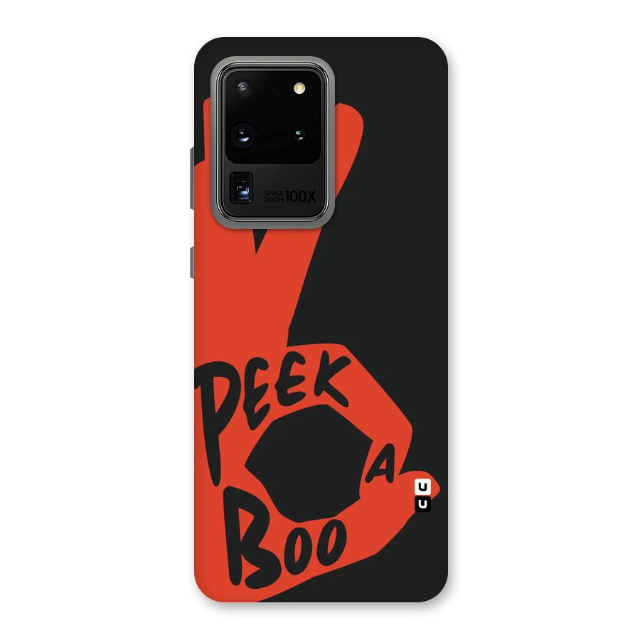 Peek-a-boo Back Case for Galaxy S20 Ultra