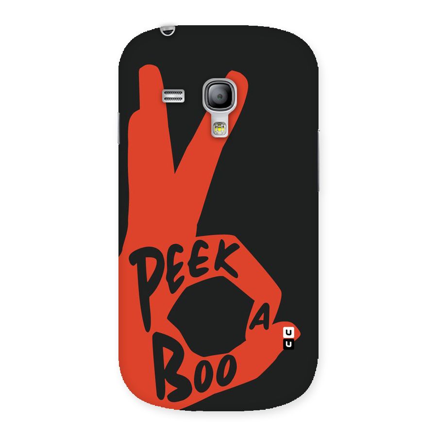 Peek-a-boo Back Case for Galaxy S3 Mini