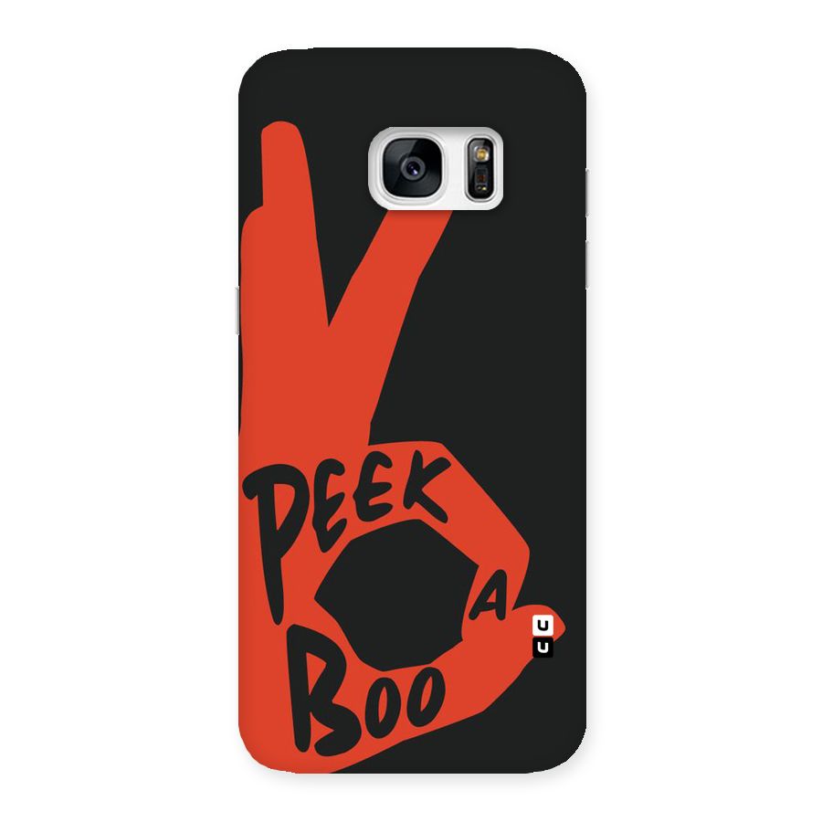 Peek-a-boo Back Case for Galaxy S7 Edge
