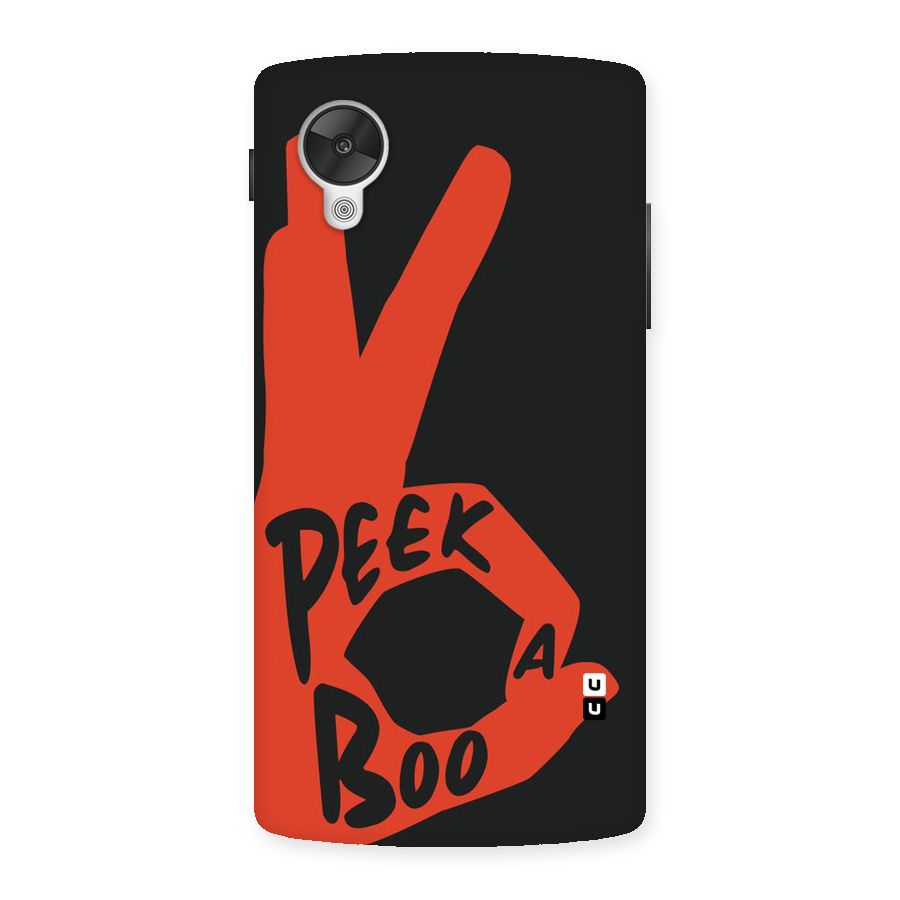 Peek-a-boo Back Case for Google Nexsus 5