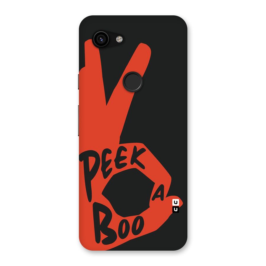 Peek-a-boo Back Case for Google Pixel 3a