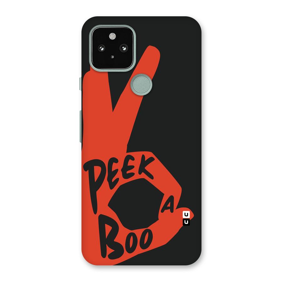 Peek-a-boo Back Case for Google Pixel 5