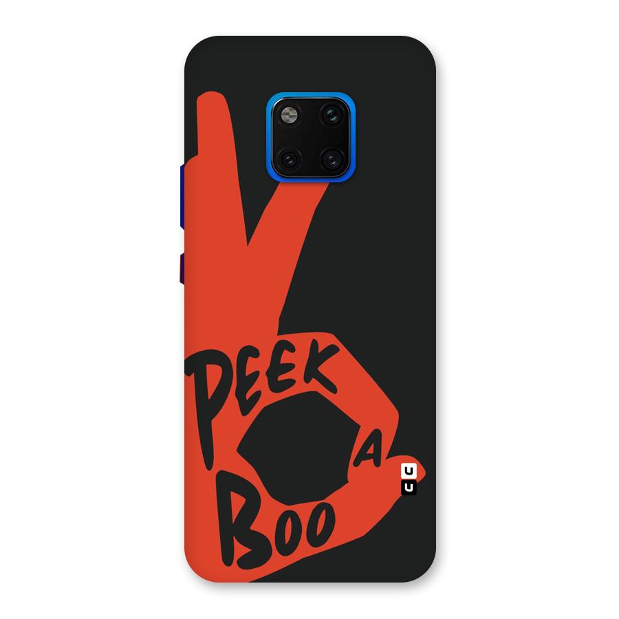 Peek-a-boo Back Case for Huawei Mate 20 Pro