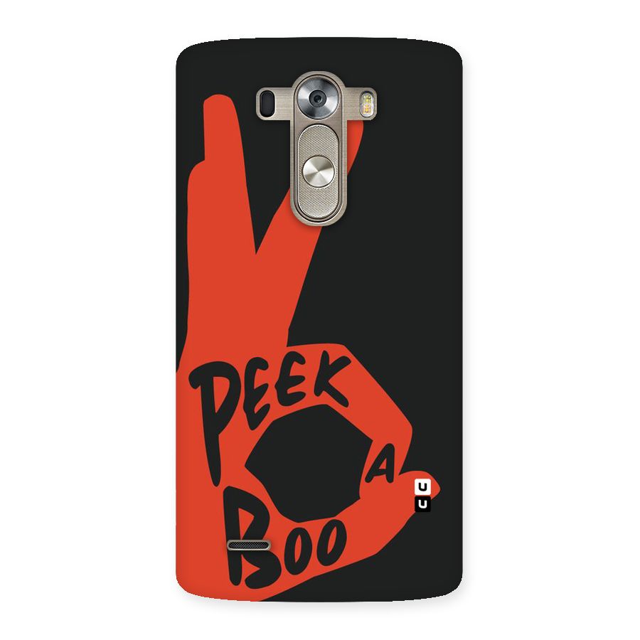 Peek-a-boo Back Case for LG G3