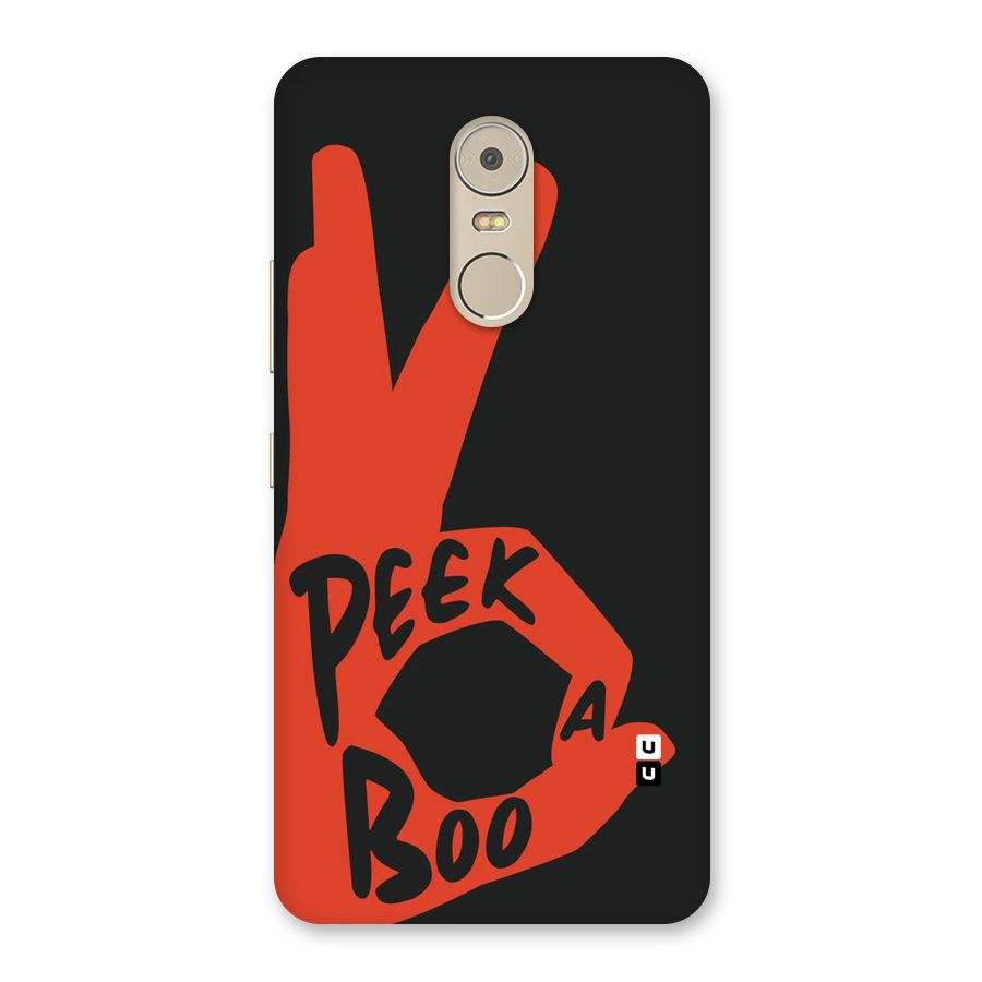 Peek-a-boo Back Case for Lenovo K6 Note