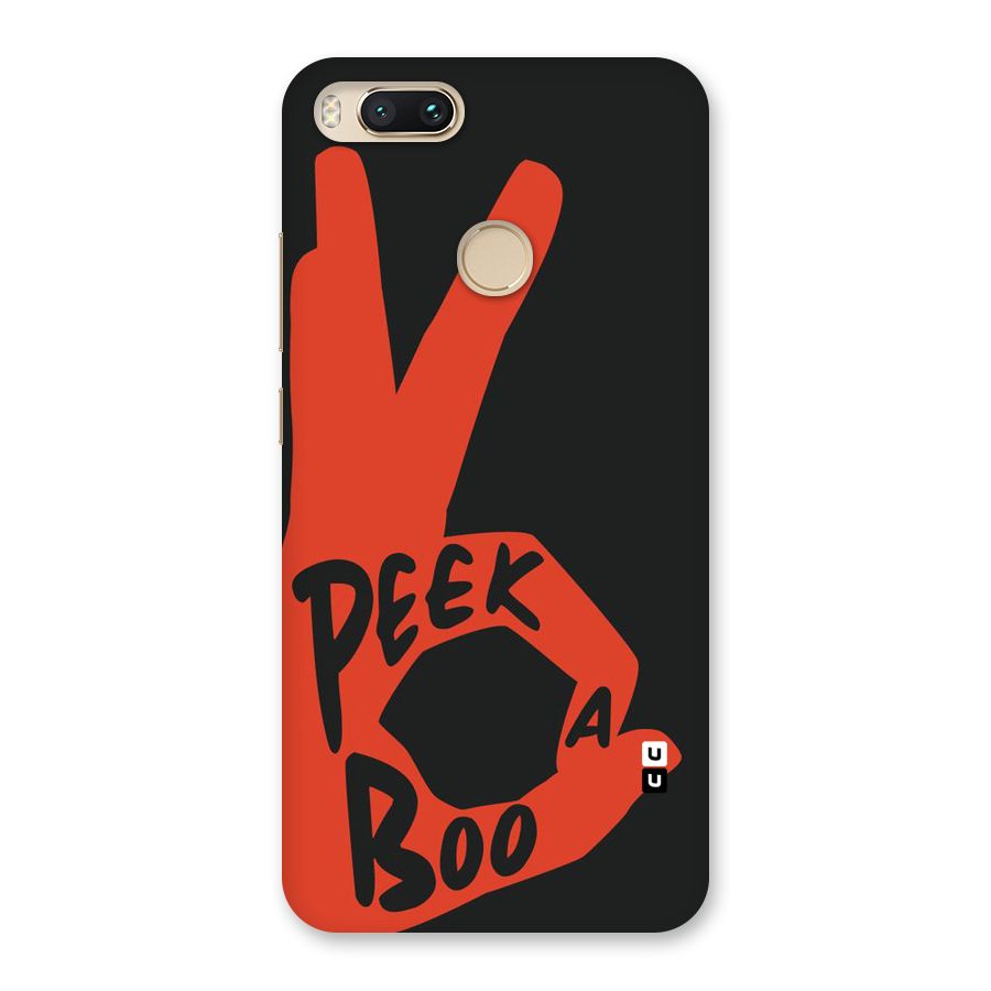 Peek-a-boo Back Case for Mi A1