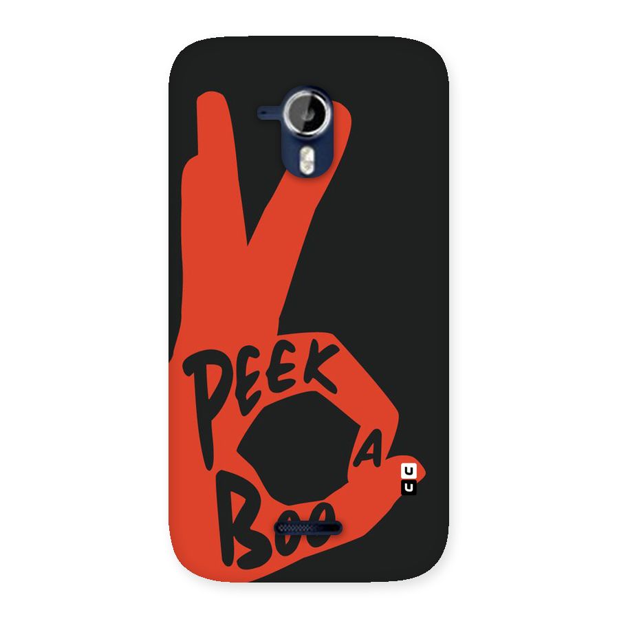 Peek-a-boo Back Case for Micromax Canvas Magnus A117