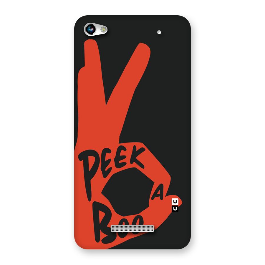 Peek-a-boo Back Case for Micromax Hue 2