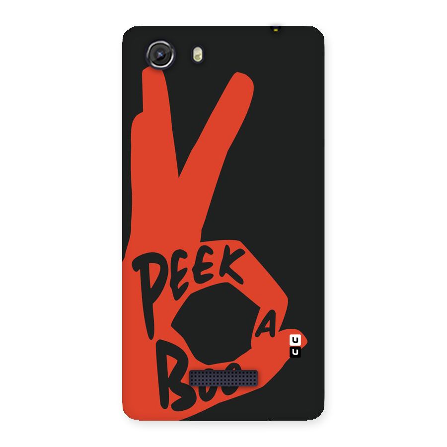Peek-a-boo Back Case for Micromax Unite 3