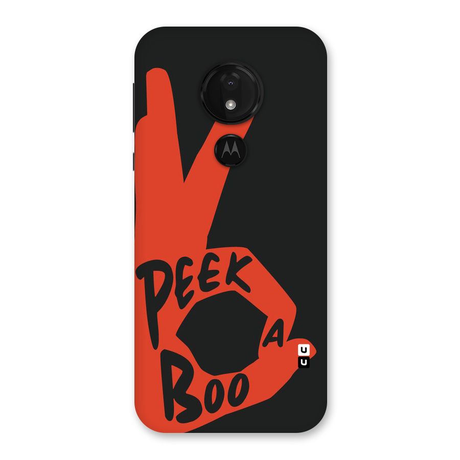 Peek-a-boo Back Case for Moto G7 Power