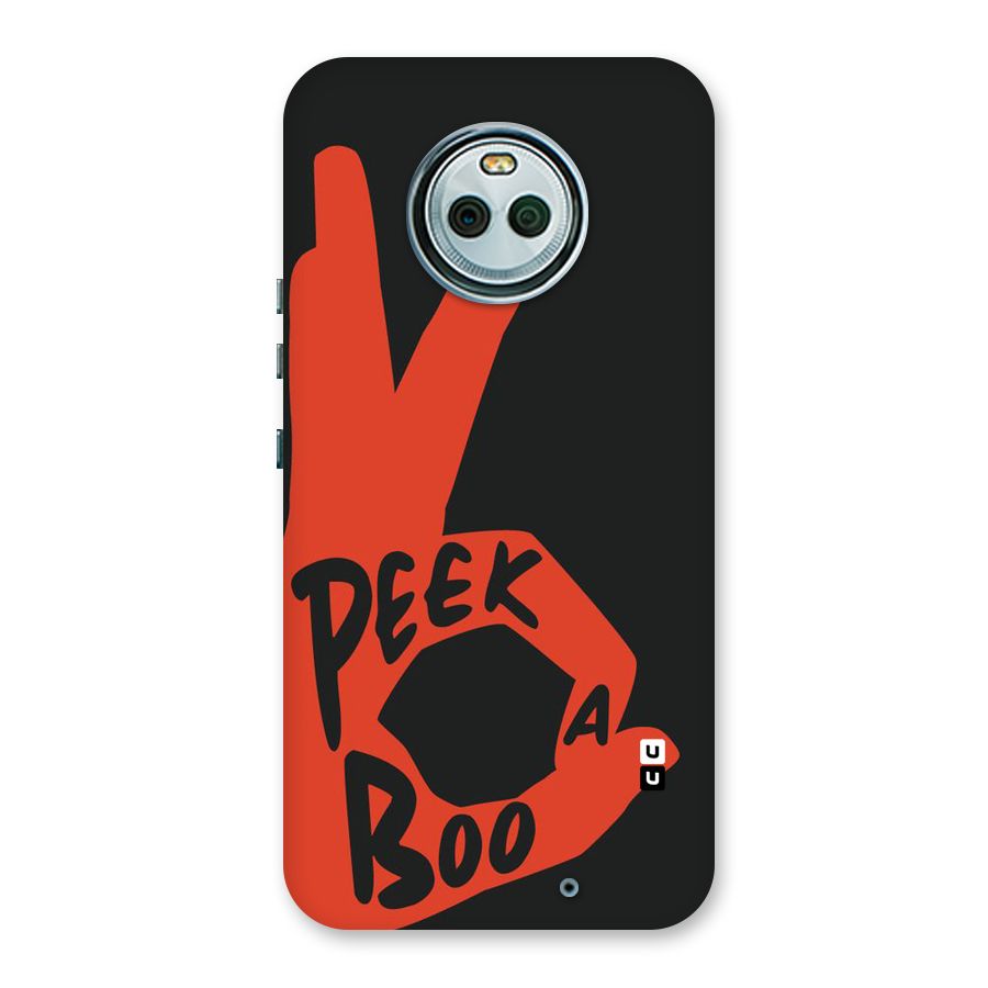 Peek-a-boo Back Case for Moto X4