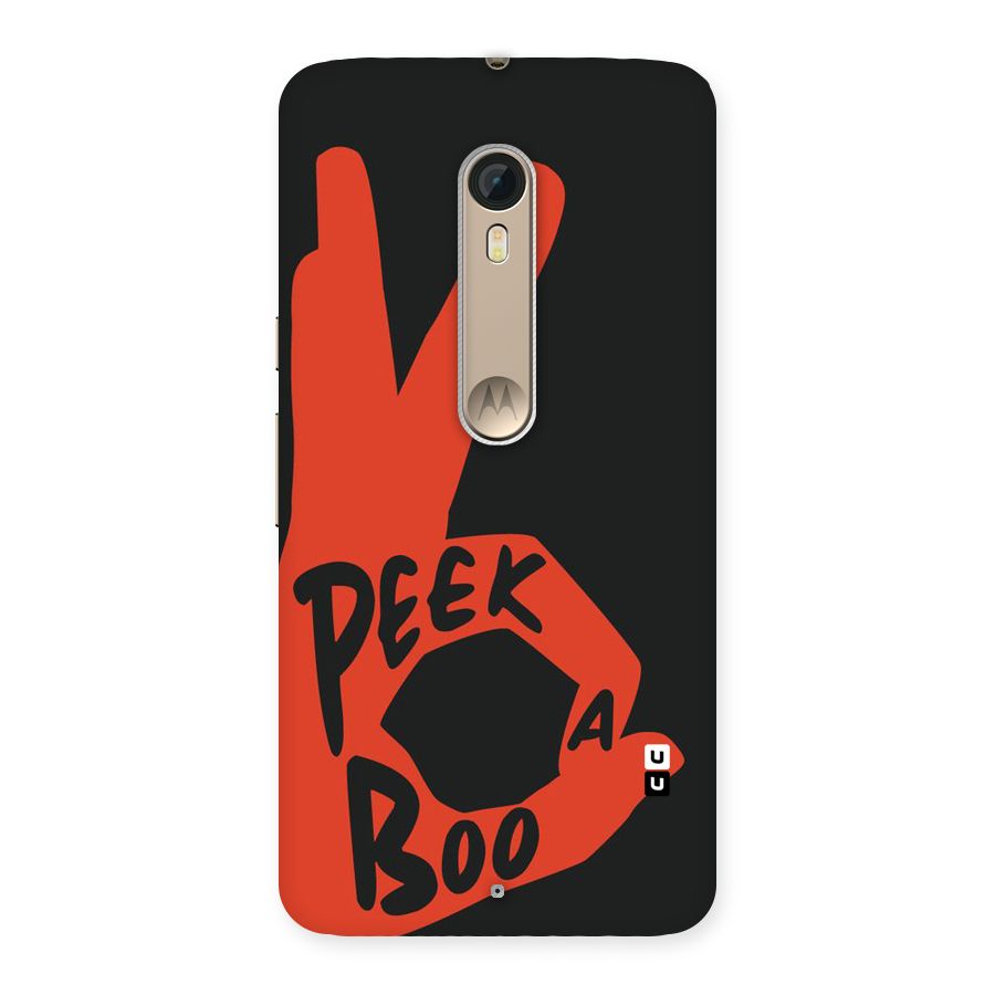 Peek-a-boo Back Case for Motorola Moto X Style