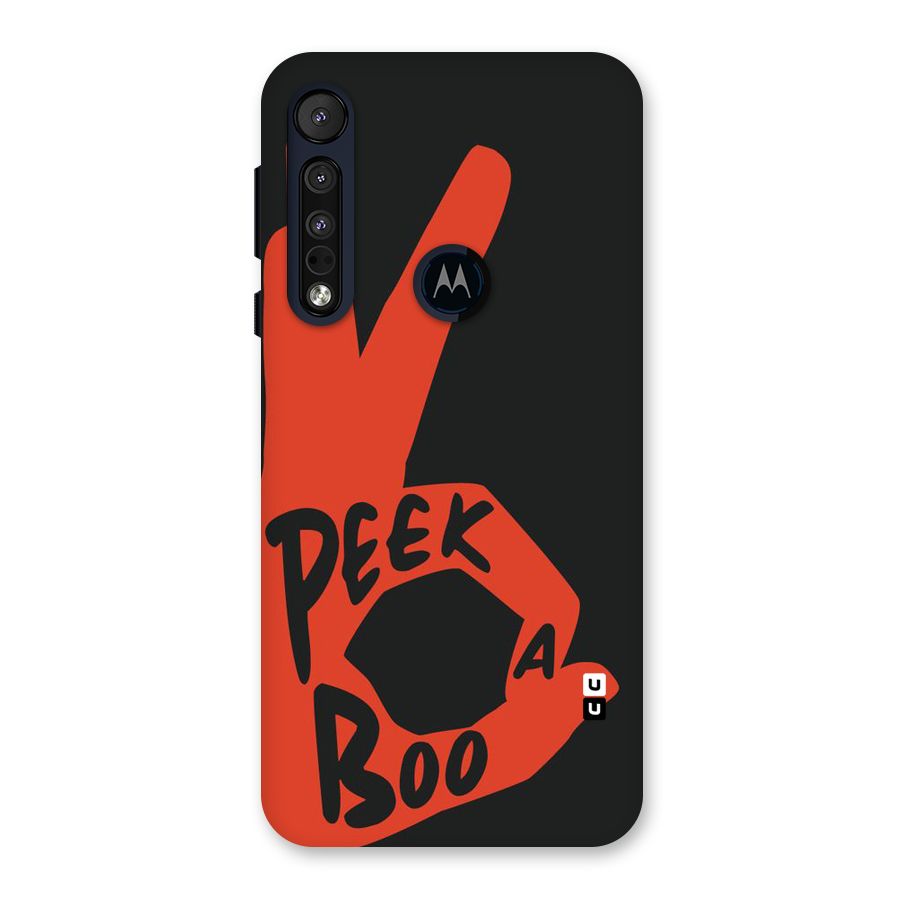 Peek-a-boo Back Case for Motorola One Macro