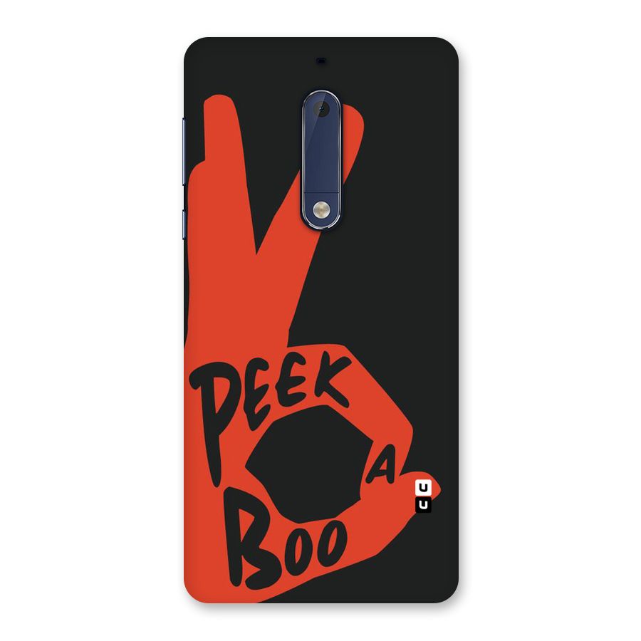 Peek-a-boo Back Case for Nokia 5