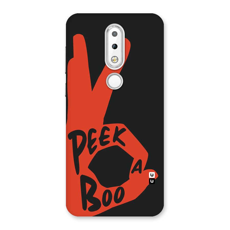 Peek-a-boo Back Case for Nokia 6.1 Plus