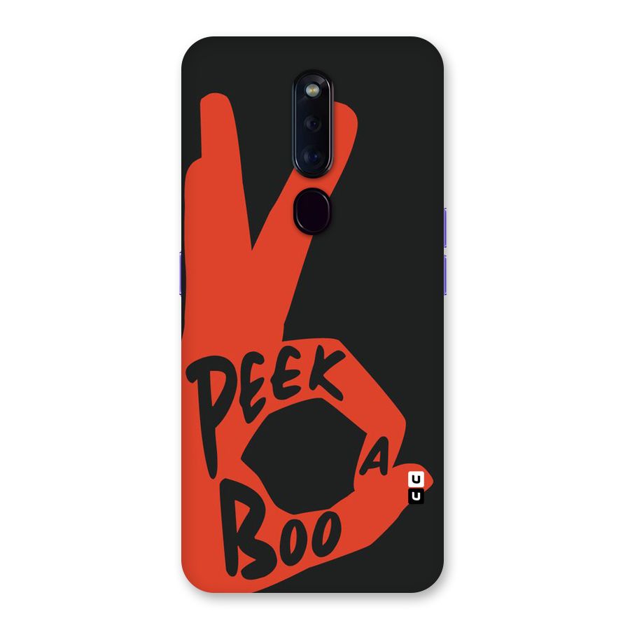 Peek-a-boo Back Case for Oppo F11 Pro
