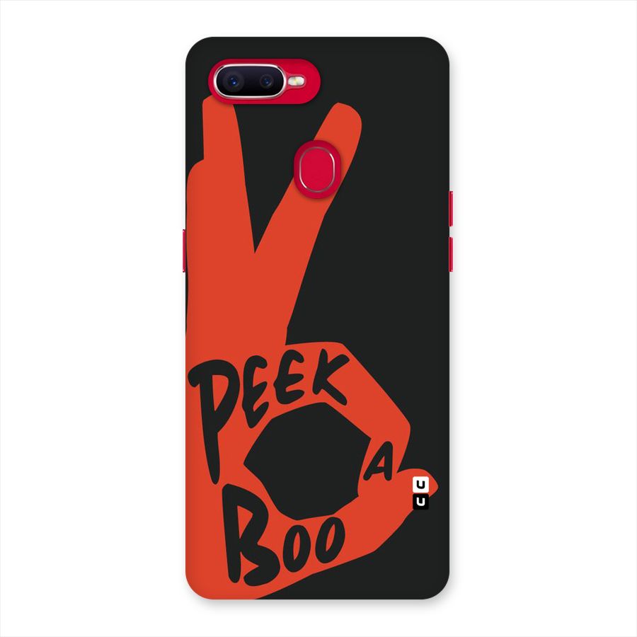 Peek-a-boo Back Case for Oppo F9 Pro
