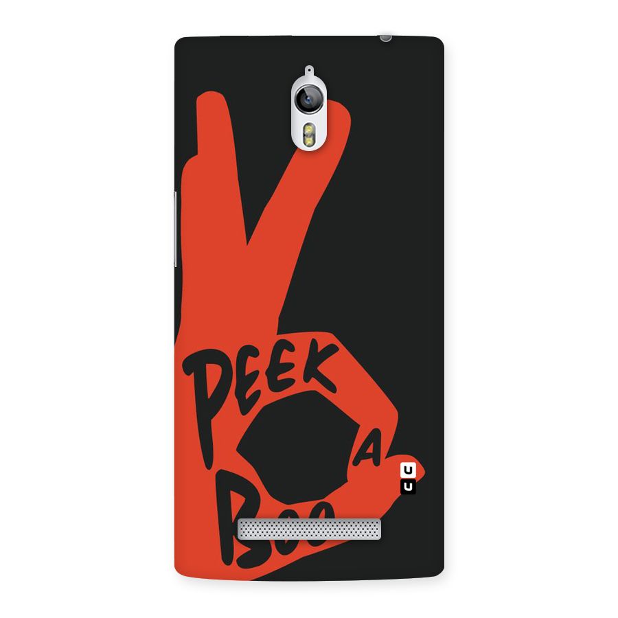 Peek-a-boo Back Case for Oppo Find 7