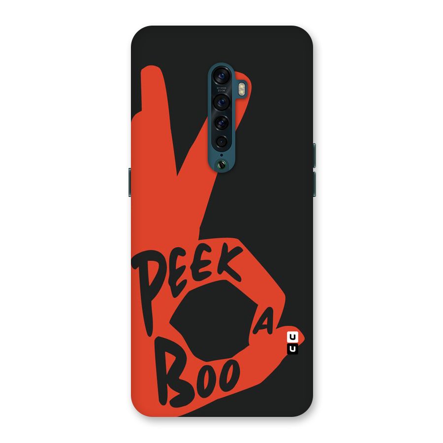 Peek-a-boo Back Case for Oppo Reno2