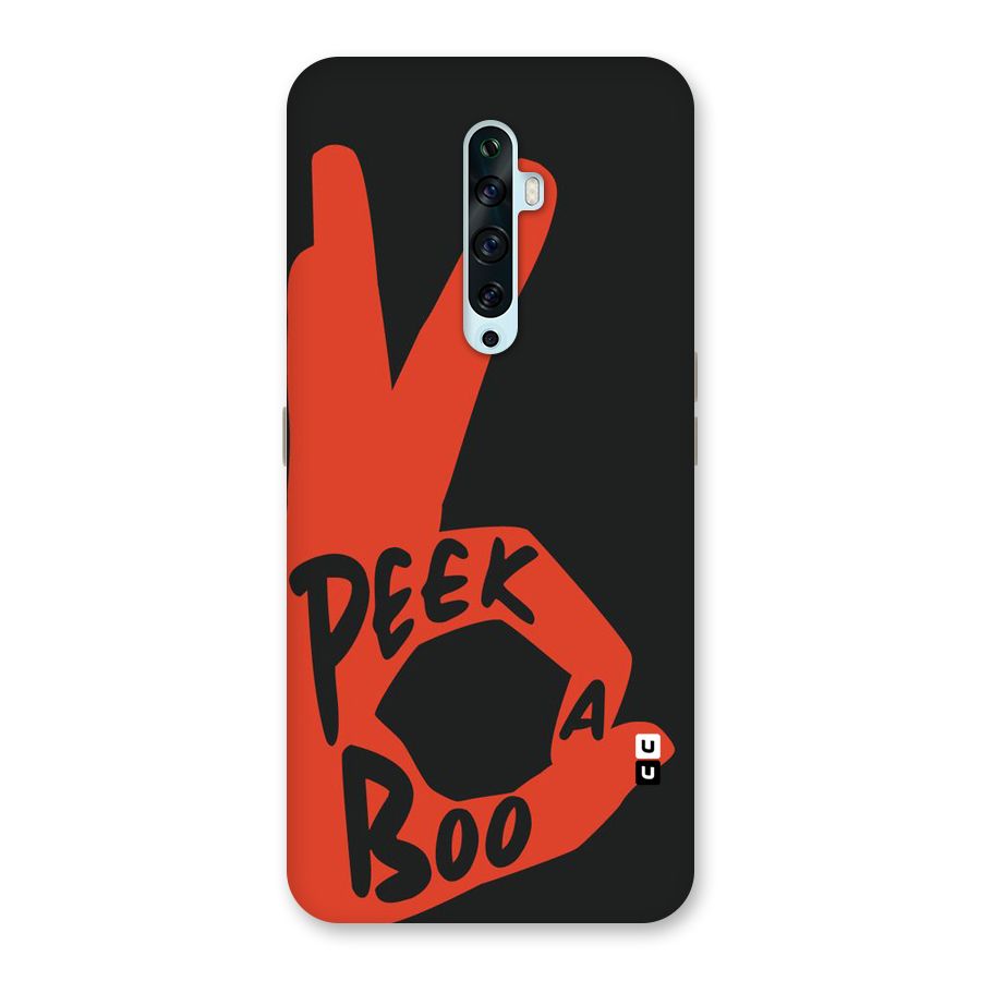 Peek-a-boo Back Case for Oppo Reno2 F