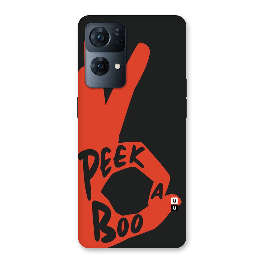 Peek-a-boo Back Case for Oppo Reno7 Pro 5G