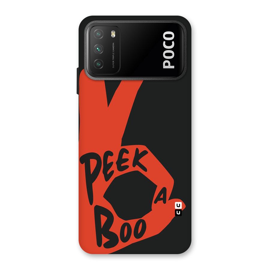 Peek-a-boo Back Case for Poco M3