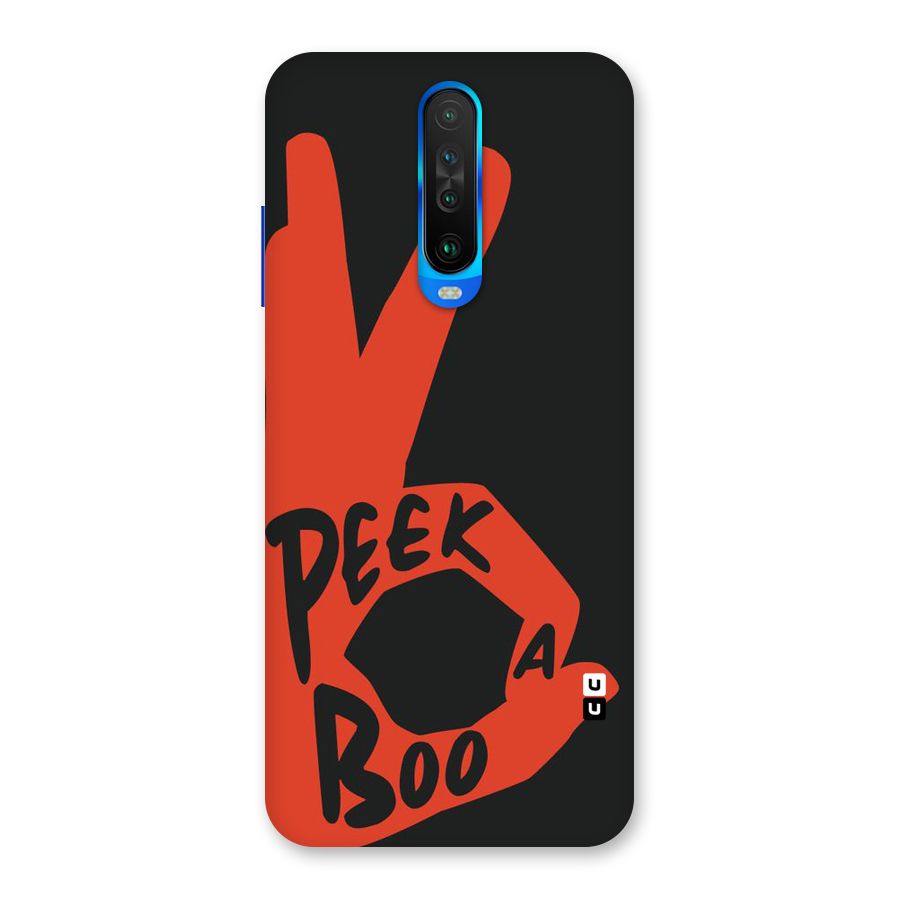 Peek-a-boo Back Case for Poco X2