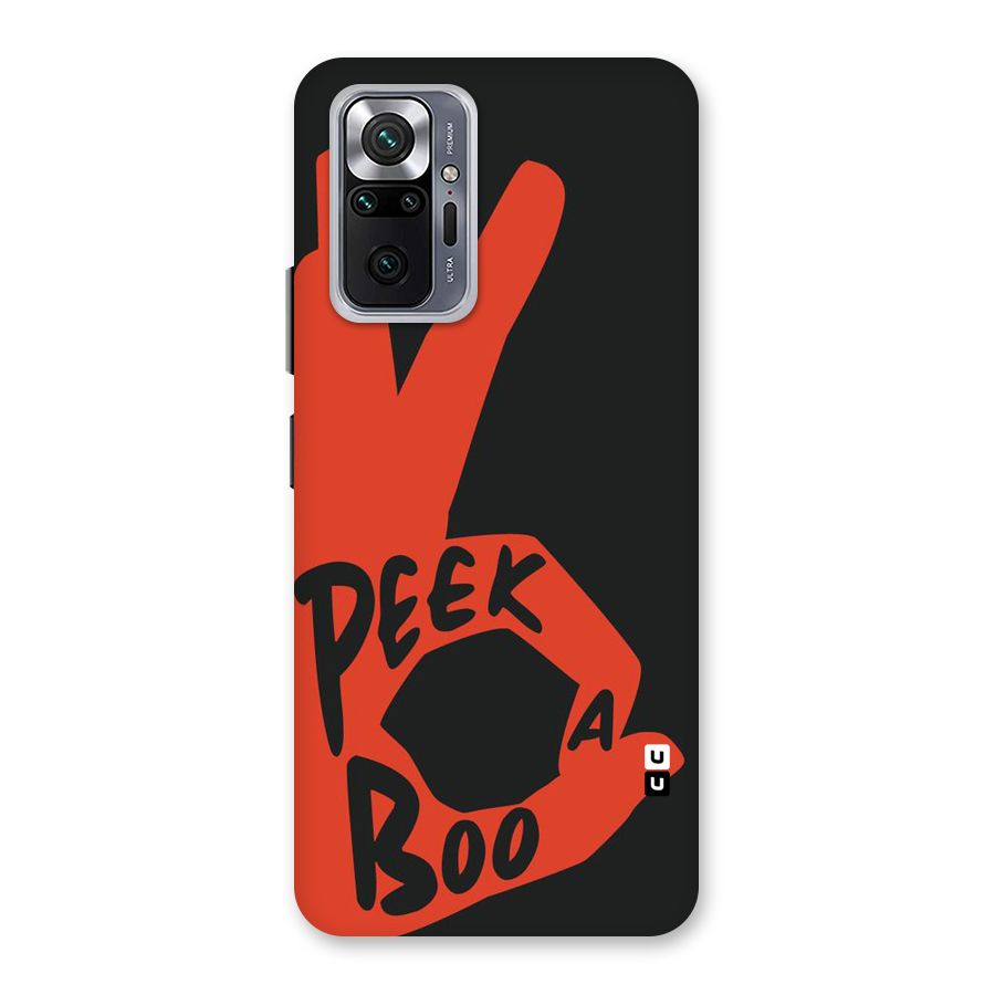 Peek-a-boo Back Case for Redmi Note 10 Pro
