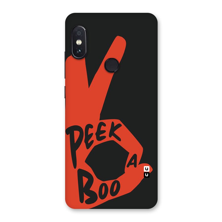 Peek-a-boo Back Case for Redmi Note 5 Pro