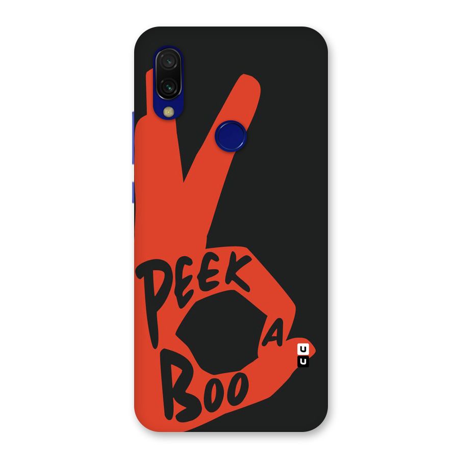 Peek-a-boo Back Case for Redmi Y3