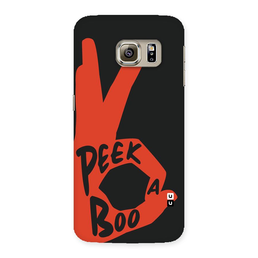 Peek-a-boo Back Case for Samsung Galaxy S6 Edge