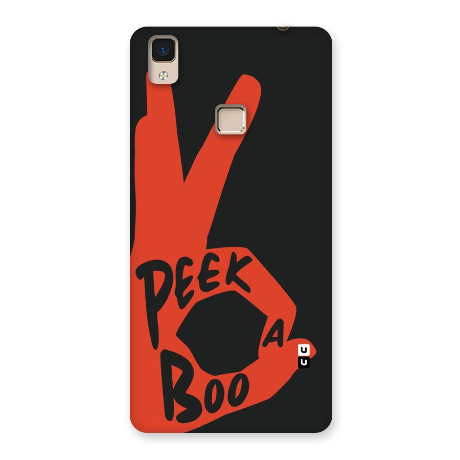 Peek-a-boo Back Case for V3 Max