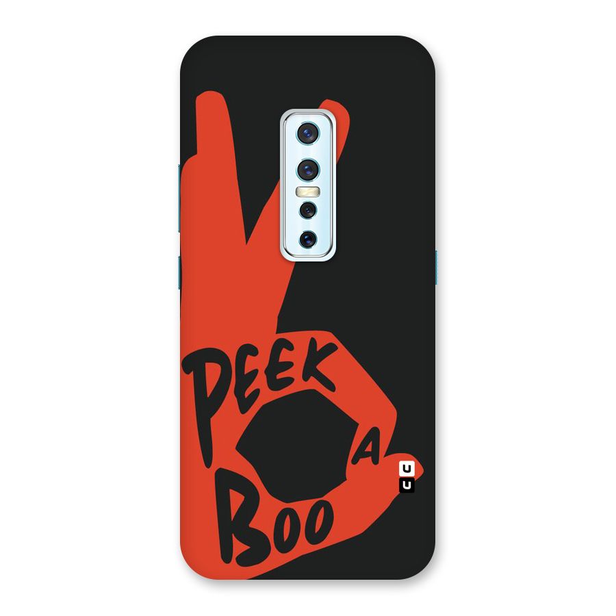 Peek-a-boo Back Case for Vivo V17 Pro