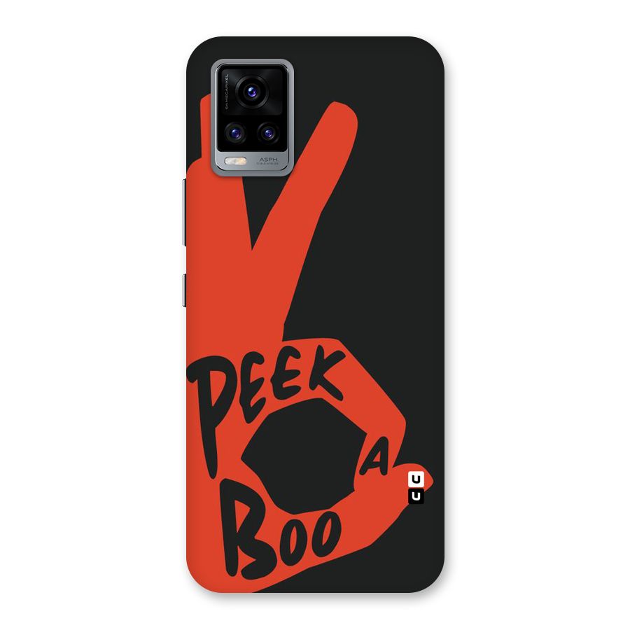 Peek-a-boo Back Case for Vivo V20