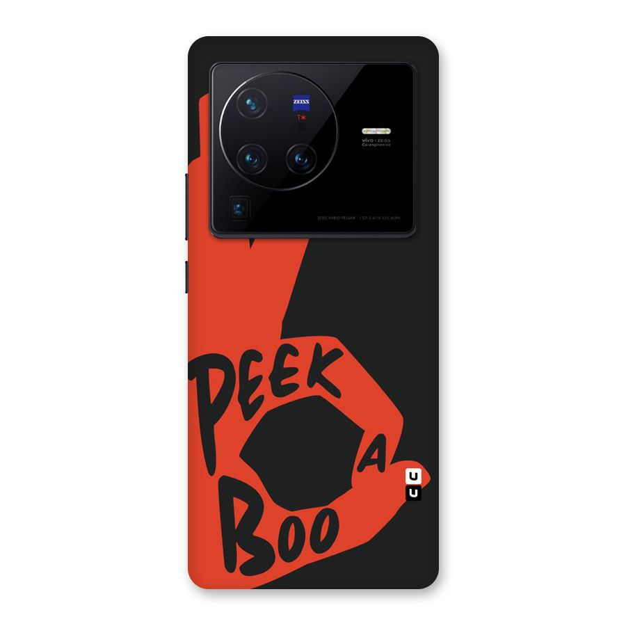Peek-a-boo Back Case for Vivo X80 Pro