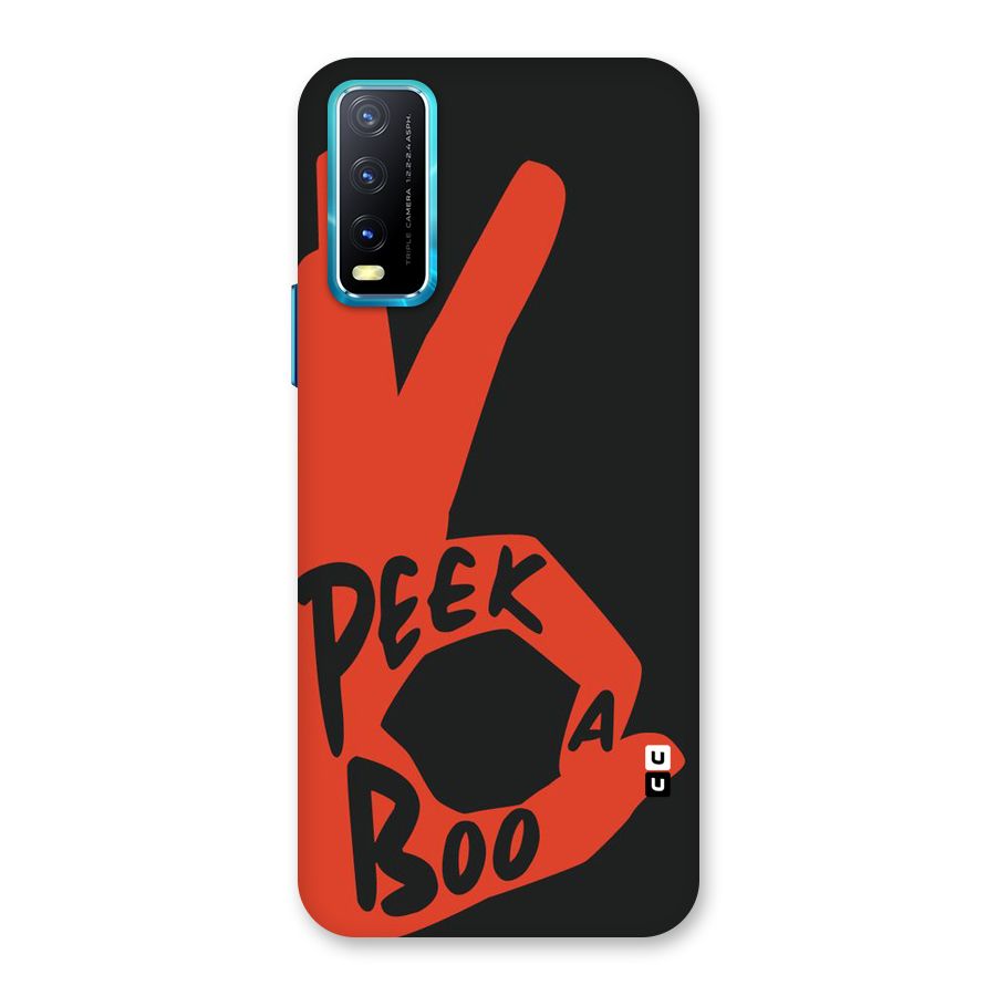 Peek-a-boo Back Case for Vivo Y20