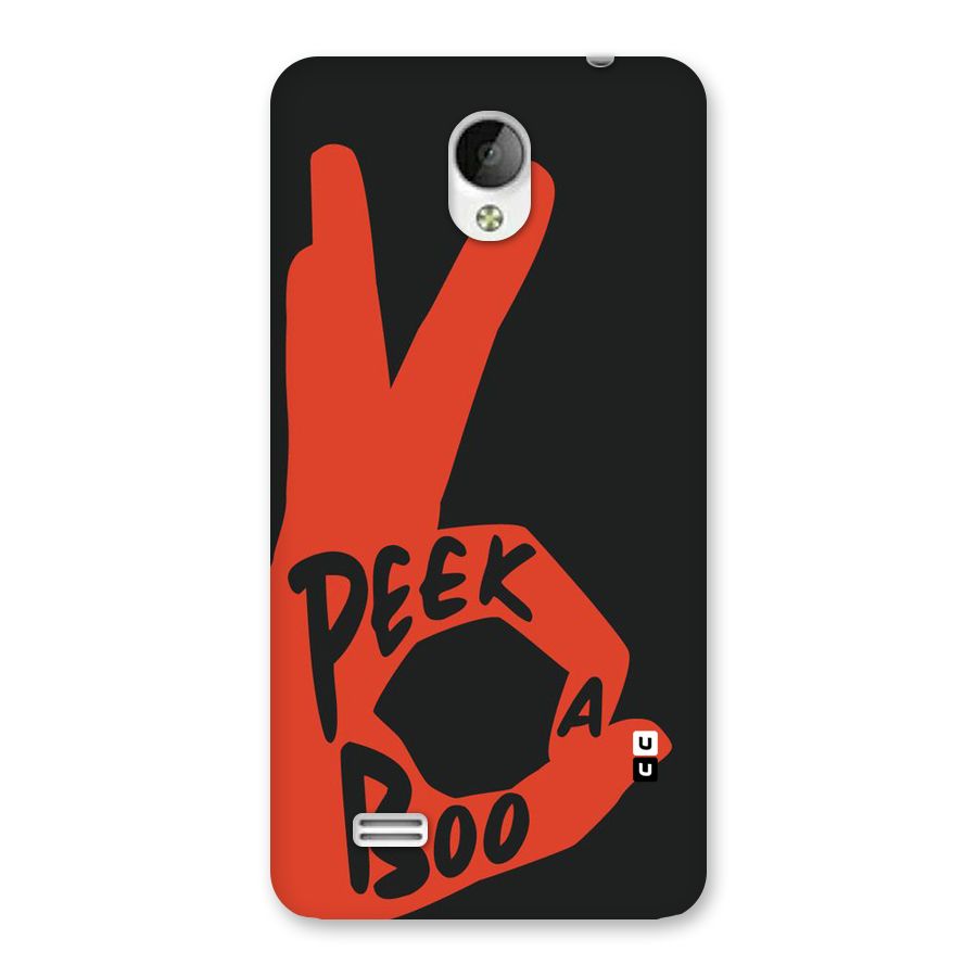 Peek-a-boo Back Case for Vivo Y21